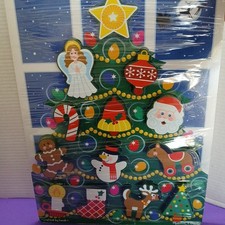 Melissa & Doug Christmas Tree Wooden Chunky P...