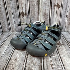 Keen Youth Newport H2 Waterproof Sandals Green Blue Hiking Outdoor Trail Size 5