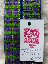  156 Blue Metallic Gold Kelly Grn Purple Circles 1.5" L 83.5
