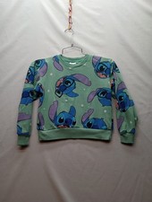 Girls Stitch All Over Disney Size 7/8 Sweatshirt