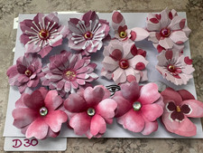 Gorgeous Handmade Paper Flowers in a Variety Of Styles Pink  D