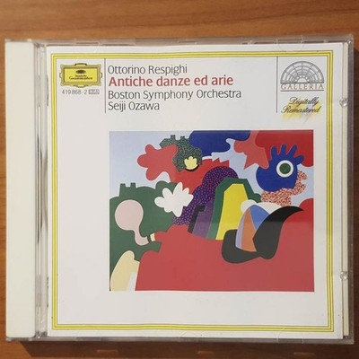 SEJI OZAWA ottorino respighi antiche danze ed arie FULL SILVER WGER EX/VG+