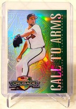 1998 Donruss Leaf Crusade GREEN John Smoltz  /250