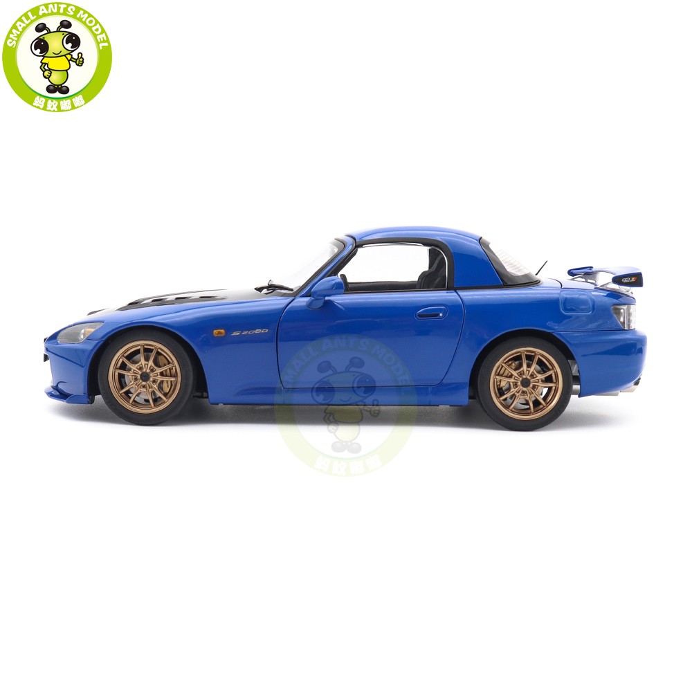 1/18 MOTORHELIX Honda S2000 AP2 MUGEN Apex Blue Diecast Model Toy
