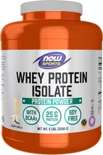 Sports Nutrition, Whey Protein Isolate, 25 g With BCAAs, Creamy Vanilla Powder,