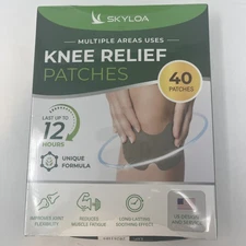 Knee Pain Relief Patches, Herbal. 40 patches. 12hr Relief. Free Ship!