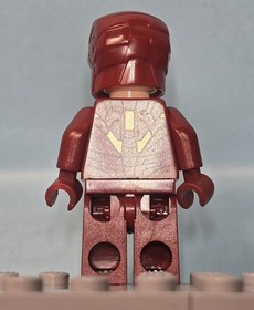 Lego Iron Man Mark 6 VI SH0015 Minifigure 6867 Marvel Super Heroes Triangle