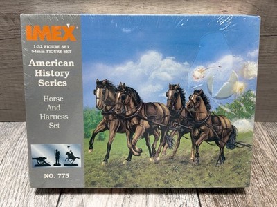 Imex American History Horse & Harness Set 1/32 #775 new