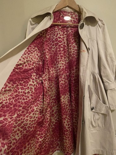 Alannah Hill I’m In Turmoil Coat Beige With Belt & Fully Lined Size 12 - Picture 5 of 11