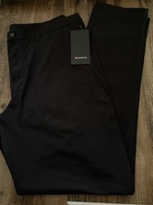 NWT Men s Lululemon Size 38 ABC Classic Fit Trouser Pant 37 L Warpstreme BLK