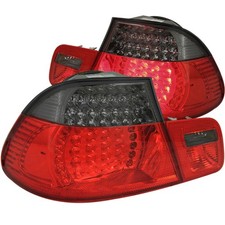 Fits Bmw 323ci 325ci 328ci 330ci M3 Tail Lights Pair W Red Smoke Lens Set Led