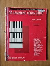 Music For Everyone 90 Hammond Organ Solos No. 18 Book Sheet 1958