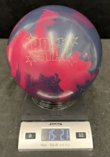 ROTO GRIP ROCKSTAR 15LB USED BOWLING BALL, PROFESSIONALLY PLUGGED