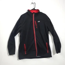 Bellwether Coldfront Full Zip Soft Shell Fleece Cycling Jacket XL Red/Black