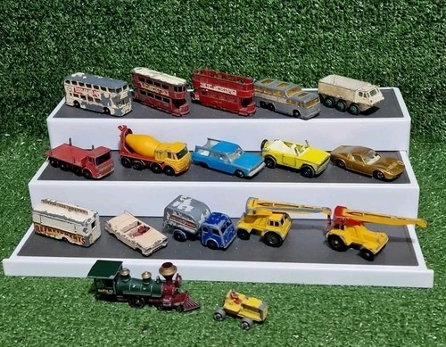 Vintage Matchbox Lesney Toys 1-75 Series Moko Job Lot Trucks - Cars - Trailers