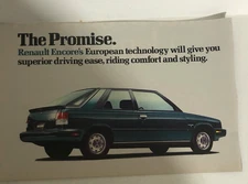 1987 Renault Encore European Car Vintage Print Ad pa50