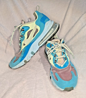 Nike Air Max 270 React Hyper Jade Mens US Size 8.5 EUR Size 42 Good Condition   