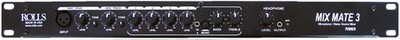Rolls RM69 MixMate 3 Mic/Source Mixer , Black