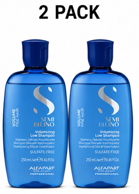 2x Alfaparf Milano Semi Di Lino Volumizing Low Shampoo 250ml / 8.45 fl o