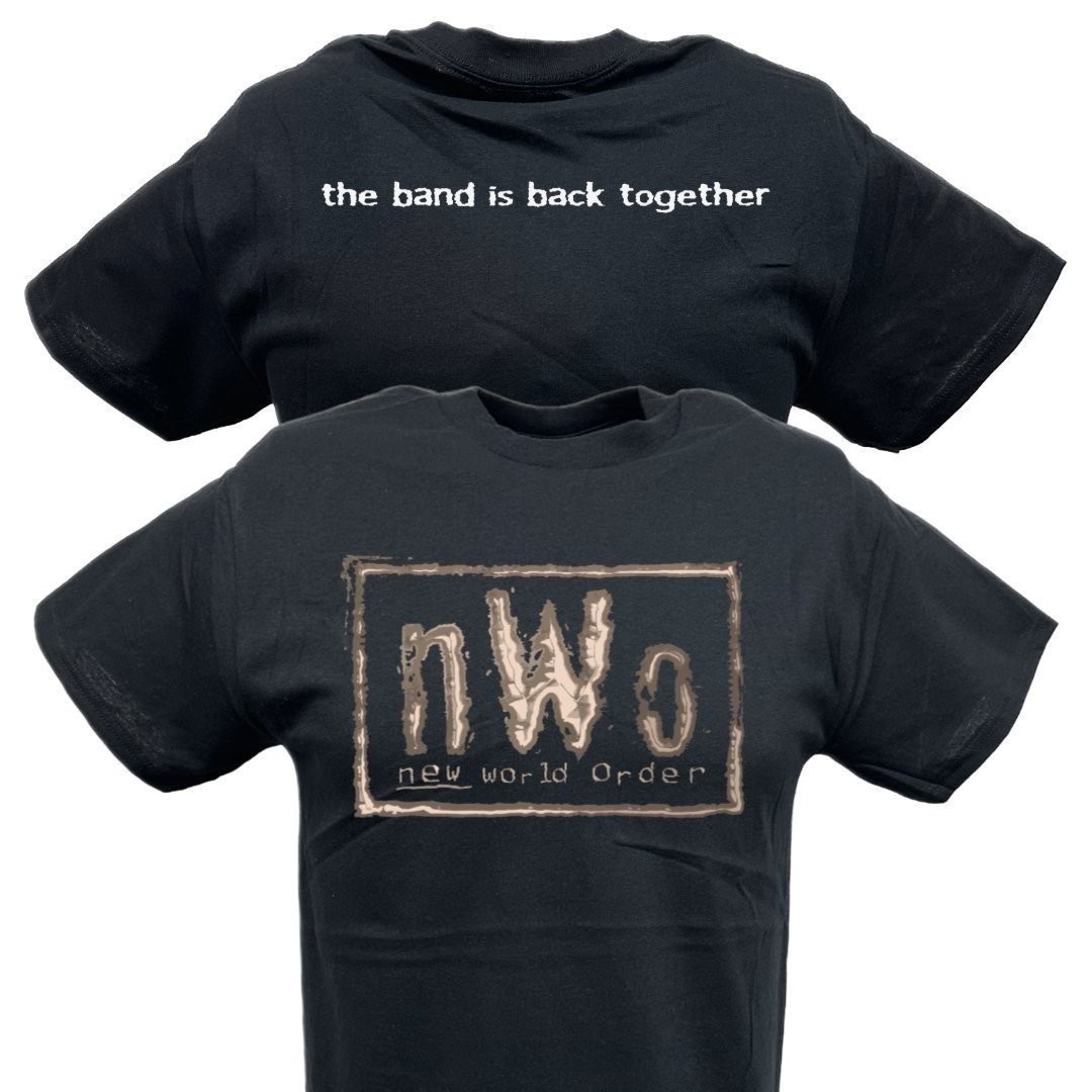 nWo New World Order Band is Back Together Black T-shirt