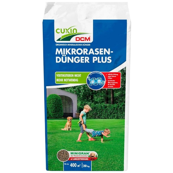 Cuxin DCM RasendüNger Mikro Plus 20 Kg FüR 400 M² Minigran NPK 10-3-18-image