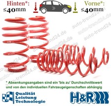 HR Tieferlegungsfedern 35mm für Audi A5 Cabriolet 8F7, Bj. 2009-2017