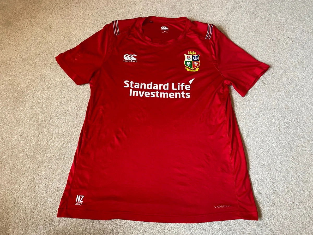 Canterbury Maillot de Rugby British & Irish Lions Homme Noir