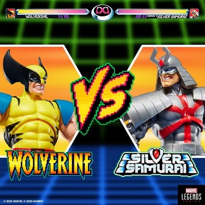 Marvel Legends Wolverine vs Silver Samurai GamerVerse 2 Pack
