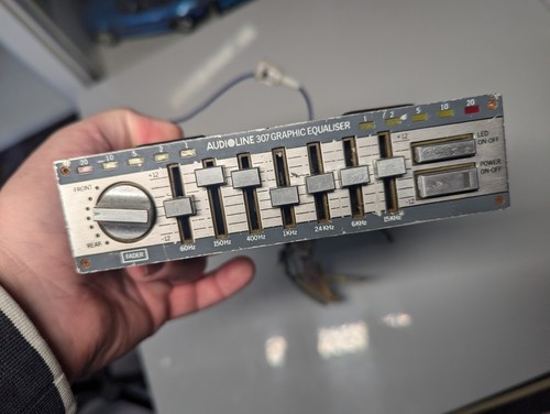 Audioline 307 7-Band Car Equalizer EQ Channel Sound CB39.03