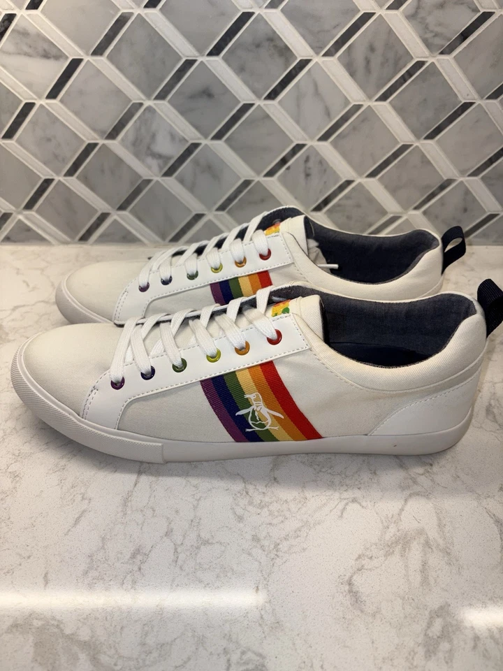 Penguin Devin Pride Raya Blanca/Arco Iris OP100968 NUEVO EN CAJA Foto 2 de 4