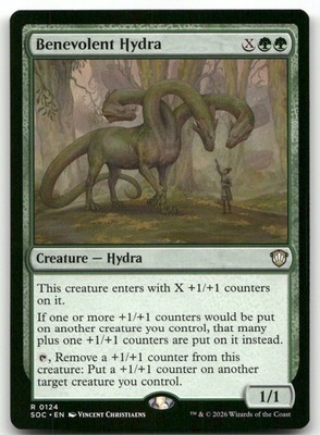 Benevolent Hydra #124 (NM) Commander: Secrets of Strixhaven SOC Magic MTG
