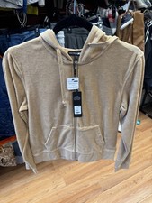 Beige zip-up hoodie Size S