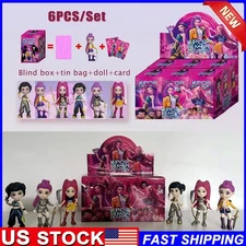 6PCS Set Cosplay Hunters Rumi Mira Zoey Blind Box PVC Toys Action Figure Gift OY