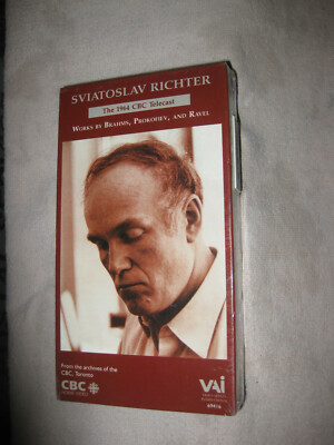 Sviatoslav Richter - The 1964 CBC Telecast (VHS) video NTSC sealed NEW