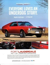 1968 AMERICAN MOTORS AMX 390 ~ GREAT AUCTION AD