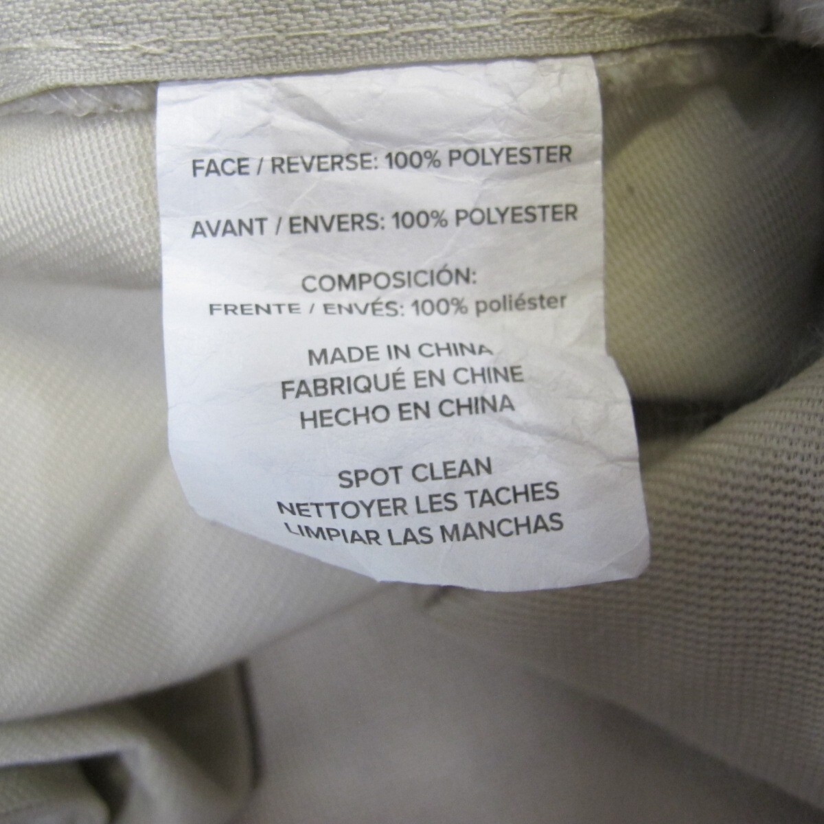 UGG Fluffy Body Pillow Cover Ultra Soft Plush Gray 19" x 54" *Used