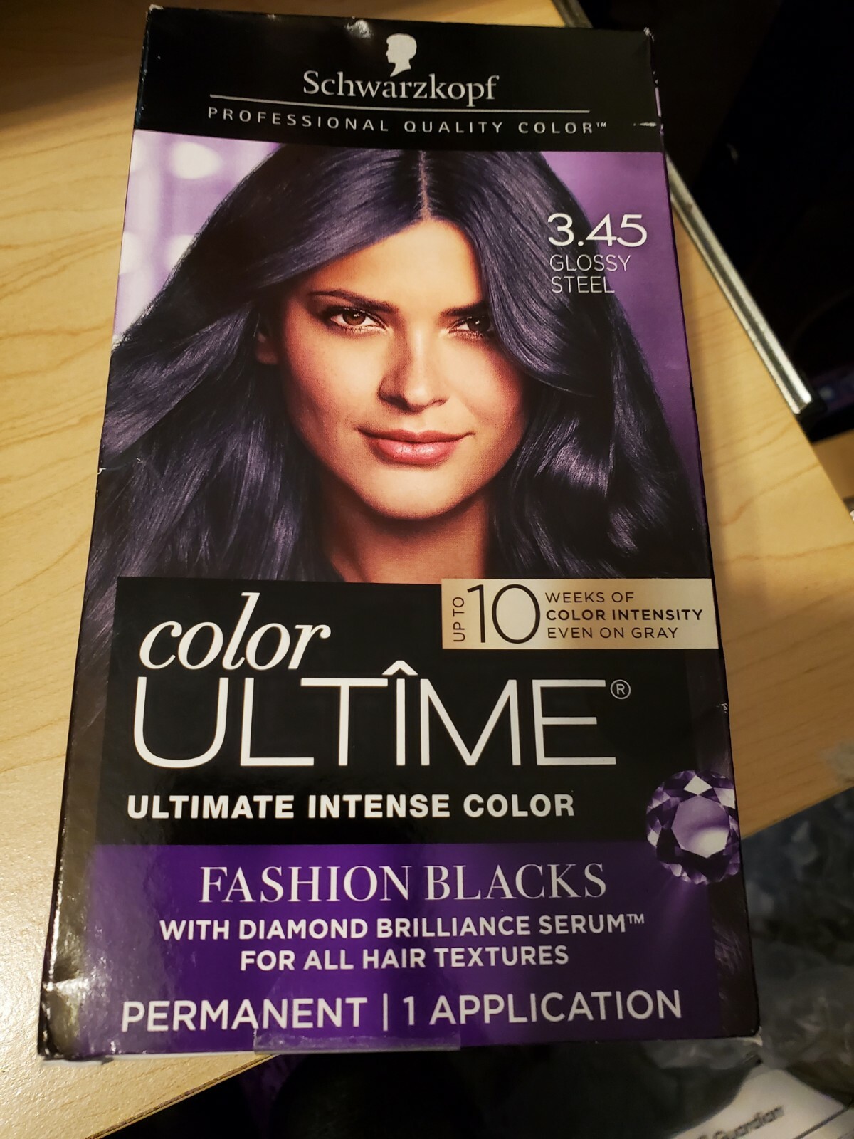 Schwarzkopf Color Ultime Permanent Hair Color 3.45 Glossy Steel Brand