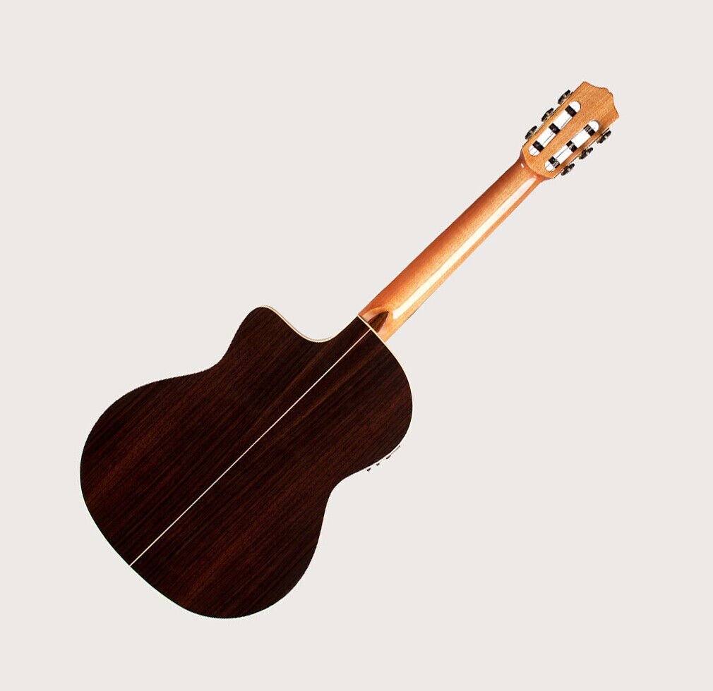 Basso Acustico Classic Cantabile Short Scale 4 Corde – Black Gloss, Cutaway, Pickup Piezo, Tavola In Abete E Corpo Okoume