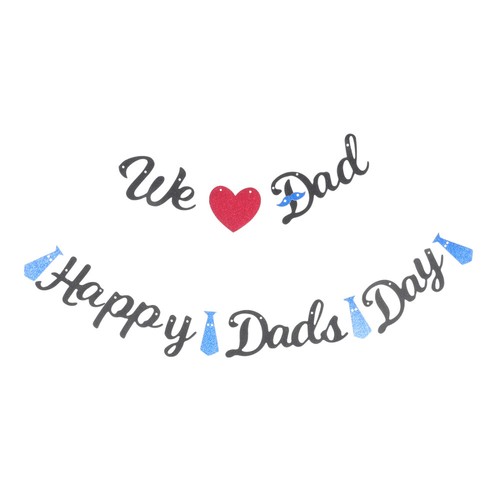 Father's Day Decoration Man Dad Birthday Party Decorations Fathers Kit - 第 1/12 張圖片