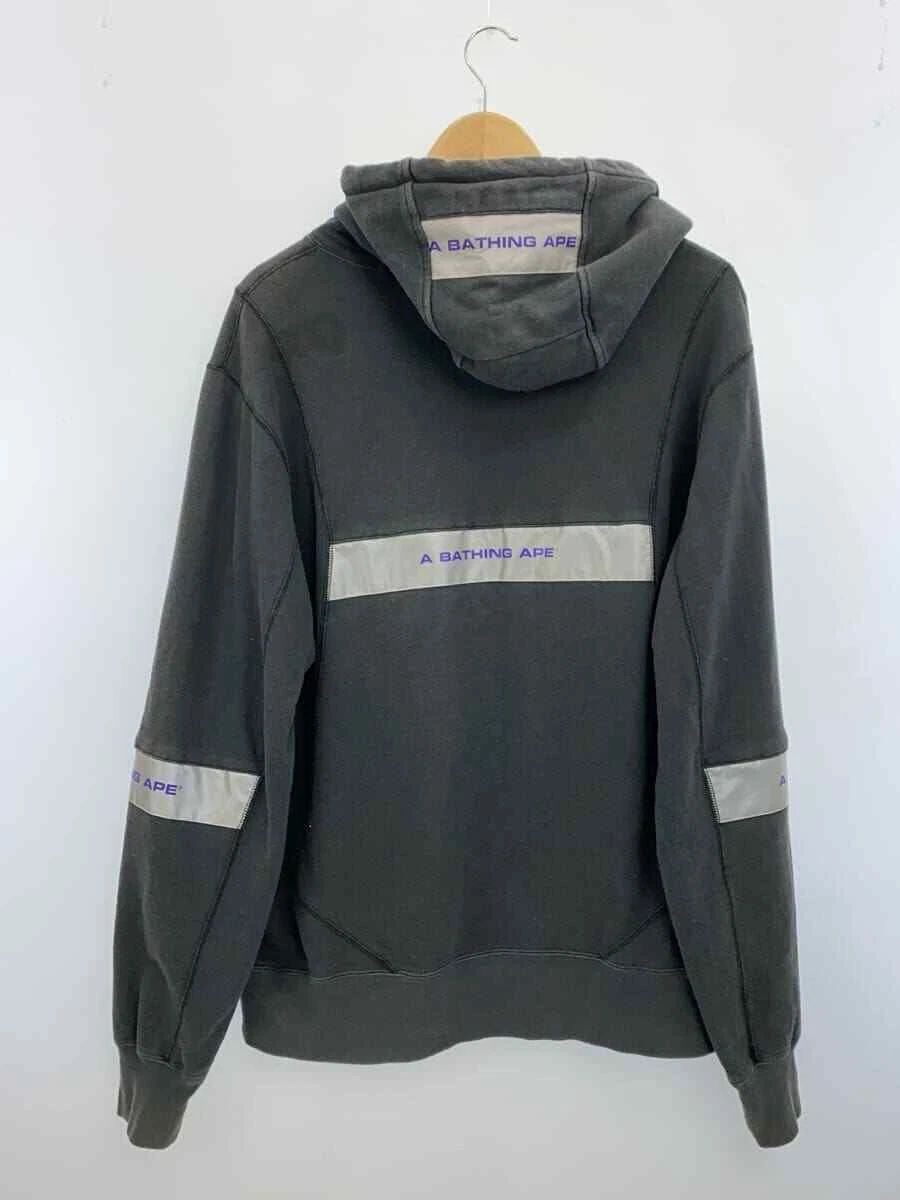 A BATHING APE (BAPE) Felpa con cappuccio A BATHING APE grigia L usata