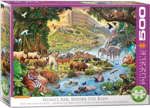 El Arca De Noé Antes De La Lluvia Puzzle De 500 Piezas 480mm X 680mm