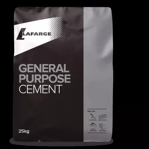 Pallet of paper bagged cement - 40 x 25kg general purpose (Lafarge) - Picture 1 of 1
