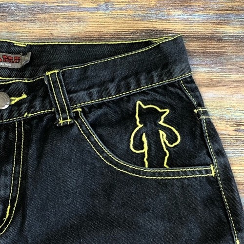 Astro Boy Mens Jeans Embroidered Tezuka Production Tag Size 29 (29x32) - Picture 12 of 12