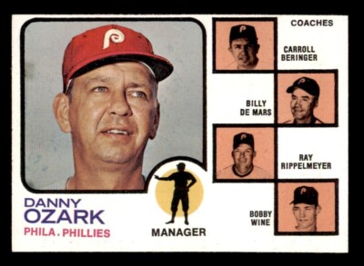 1973 Topps Baseball #486 Phillies Manager/ Coaches EX/MT *d7
