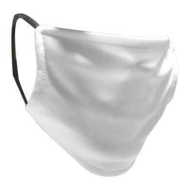 Wiederverwendbare Farbstoff Sublimation leere Gesichtsmasken mit PM2,5 Filter + verstellbare Nase