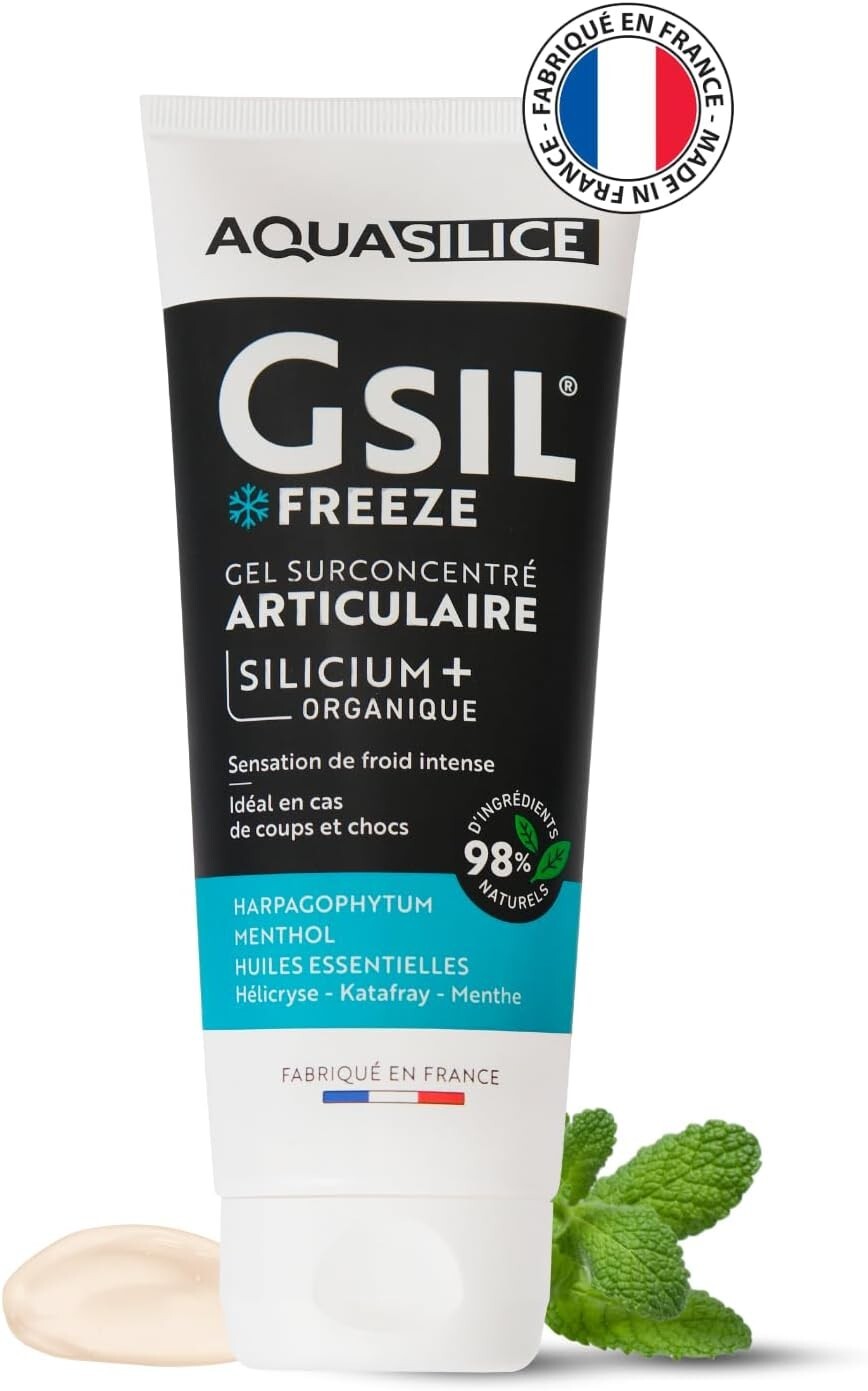 Gel surconcentré articulaire GSIL Freeze effet froid intense pour soulager les muscles après le sport