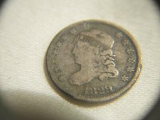 1829 Capped Bust Half Dime 5 Cents