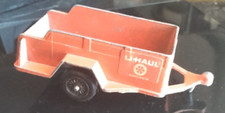 Tootsietoy U-Haul Hook Up Trailer Vintage Metal Toy Smooth Running Chicago Ill.