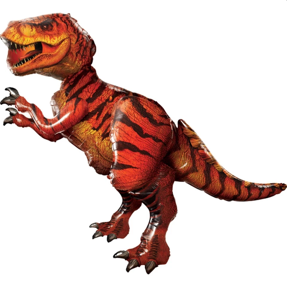 1 Ballon décoratif en ALU à gonfler Air ou Hélium Dinosaure T-Rex HT 154cm - Photo 1/1