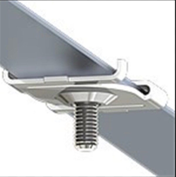 Caddy 4g16 twist clip tbar hanger/wing nuts for 15/16"-1" acoustic t bar (10)